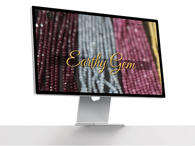 Earthy Gem (Website Design) branding design ux web design