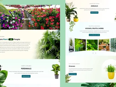 Blooming Garden Website blooming garden container gardening flower gardening garden garden inspiration garden maintenance garden pests garden tools gardening tips landing page design landscape design organic gardening plant care seasonal plants soil health ui ux watering techniques web design