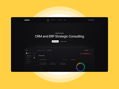 CRM and ERP Company Website Re-Design design figma ui ux website