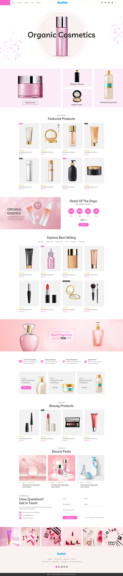 TUTA Cosmetics animation branding ecommerce ecommerce design graphic design logo motion graphics tuta cosmetics ui uiux design