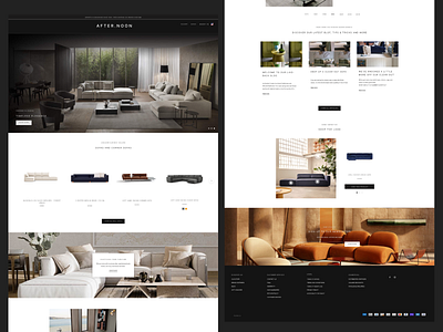 AfterNoon | Furniture website application branding design furniture application furniture webiste graphic design logo product uiux website