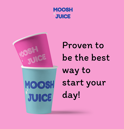 Moosh Juice Branding branding figma graphic design logo ui