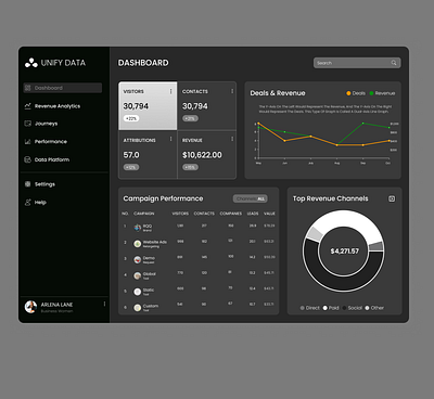 Dashboard design - Kpyxal Solutions LLP branding dashboard design ui uiux