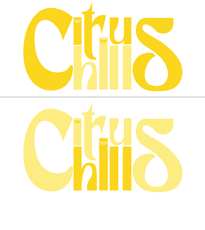 CitrusChill logo tasarımı