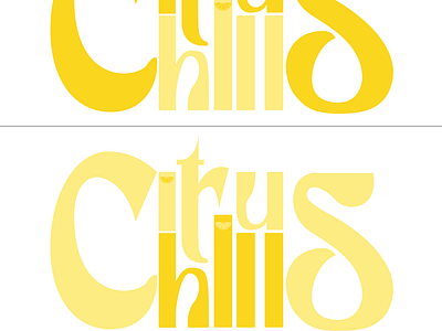 CitrusChill logo tasarımı