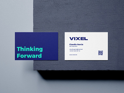 Business Card - Vixel business card graphic design logo