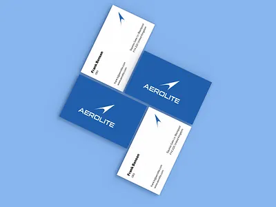 Business card - Aerolite branding business card graphic design logo