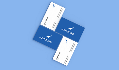 Business card - Aerolite branding business card graphic design logo