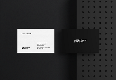 Northstar Studio - Business card branding business card design graphic design logo
