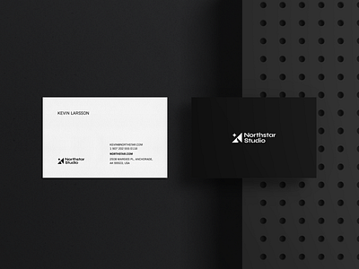 Northstar Studio - Business card branding business card design graphic design logo