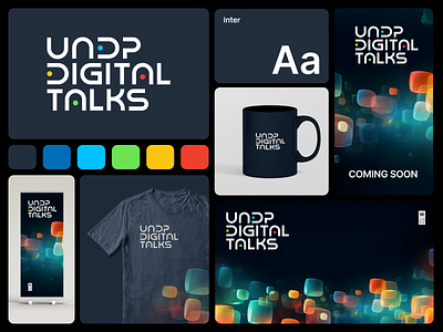 UNDP Digital Talks branding digital digital talks logo logotype wordmark