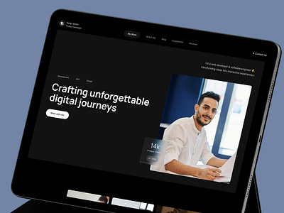 Nolan - Portfolio Website Template agency builtinwebflow clean cv design designer developer freelancer hero landing madeinwebflow madewithwebflow personal photographer portfoliio profile resume ui webflow