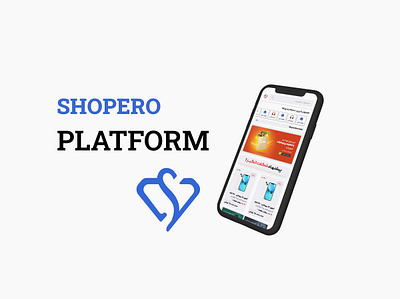 Shopero - Mobile Application Design application case study figma mobile application online shop platform design product design rtl e commerce website design