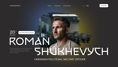 Outstanding Ukrainian animation graphic design lending prototype ui uiux ux web web design web site