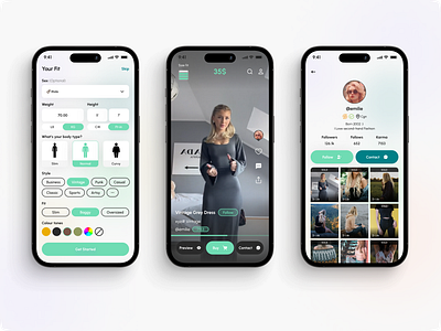 Modern Clothing Selling Social media | Mobile App design figma mobile app sell selling social media tiktok ui design uiux user interface