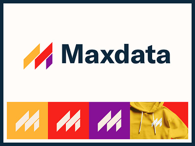 Maxdata logo design (unused) brand identity branding data data analytics data store icon letter m logo logosohel m logo max mdern minimal software symbol tech technology vector