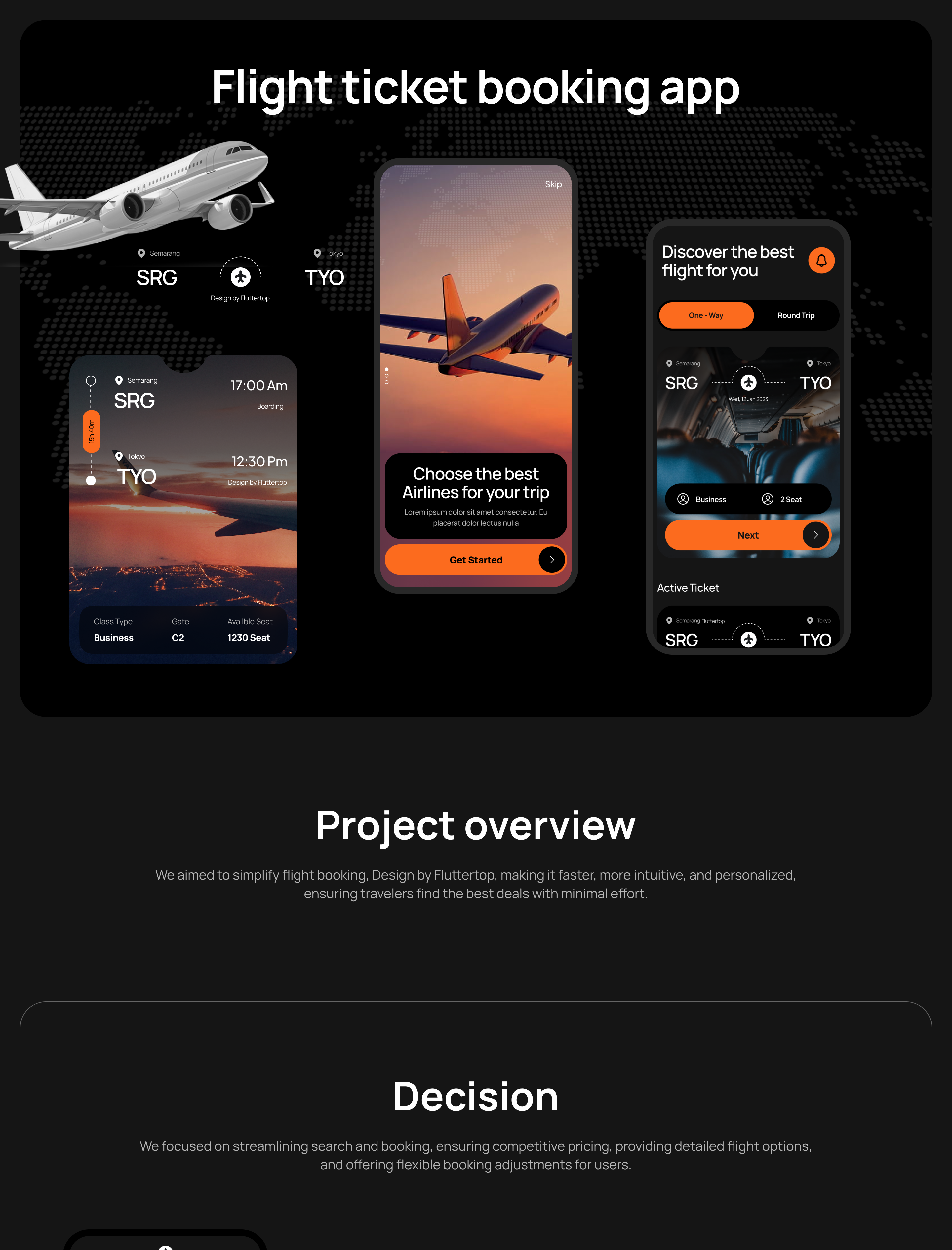 Flight Booking App Design Case Study airline airline app airways boarding boarding pass booking app case study design flight app flight booking flight booking app flight search flight ticket flights fluttertop ticket app ticket booking ticket booking app ticketing ui