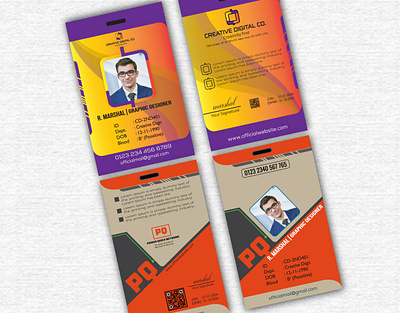 Modern & Smart Creative Professional ID Card Design 3d animation branding creative id card design employee id card graphic design id card design logo modern business id modern id card modern id card design modern photo id card motion graphics office identity card professional office id card professional photo id school id card design smart id card student id card ui