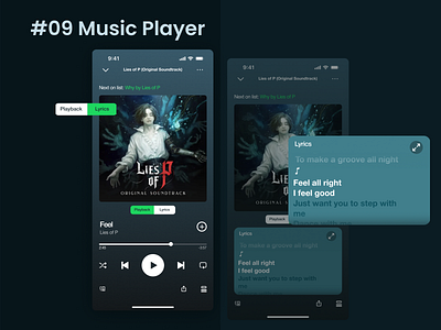 Daily UI Day #09- Music Player app apple design daily ui design graphic design interface ios design product design redesign spotify ui ux