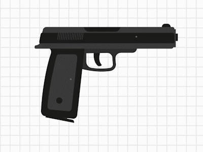 Pistol 2danimation after affects after effects animation aftereffects animation design illustration motion animation motiongraphics