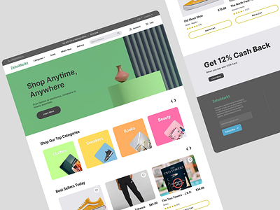 E-Commerce Web Design | UI/UX Design e commerce figma hi fi mockup prototype shopping website ui ui design uiux design ux ux design web design wireframe