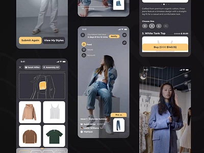 Shone. Fashion magazine animation app brand branding clean design ecommerce figma flat icon illustation interface logo minimal mobile motion motion graphic social ui ux