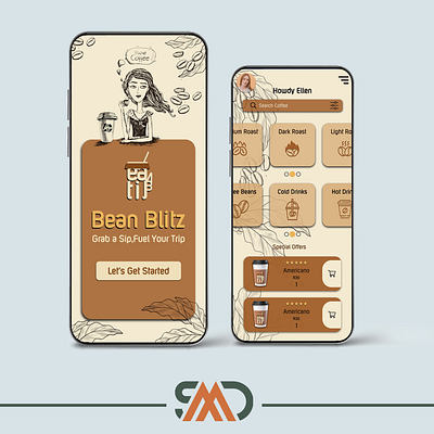 Coffee Shop App ui