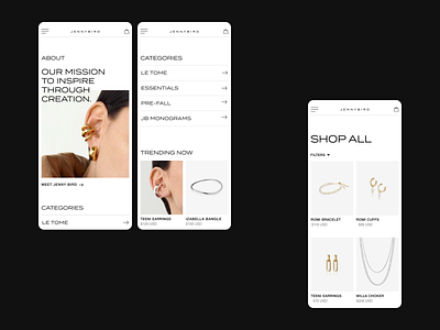 JB (online store redesign) ui