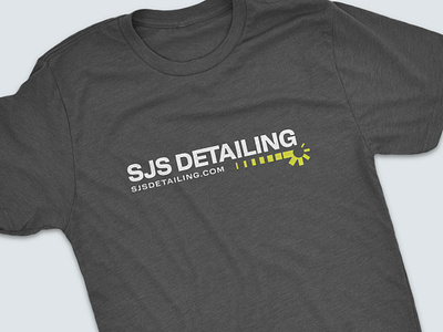 SJS Detailing T-Shirt apparel auto detailing automotive badge brand identity branding design graphic design logo the curio co tshirt tshirt design type
