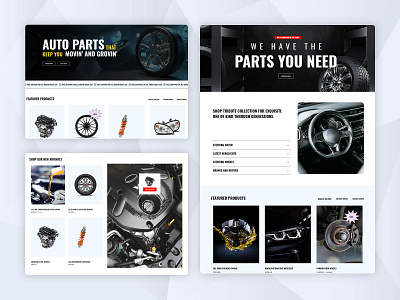 Motokits - Auto Parts & Services Creative Shopify Theme auto parts auto parts business business ecommerce design responsive design shopify templates themes tools business uiux