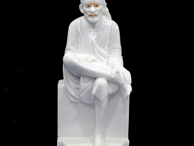 Buy Sai Baba Marble Statue Online - Best Marble Murti Shop marble murti shop murti shop in india sai baba sai baba marble statue star murti museum