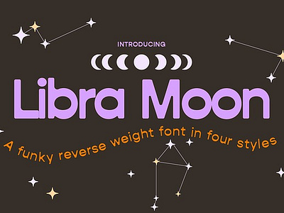 Libra A Funky Reverse Weight Font font funky reverse contrast reverse weight sans serif typeface