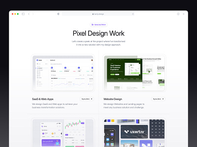 Barly Design - Website clean design designer landing page portfolio ui uidesign ux uxdesign web web design website website design