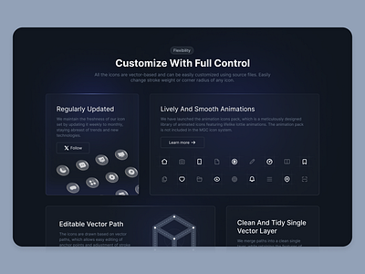 Customize with full control free icon icon icon library icon set icon system mingcute ui icon