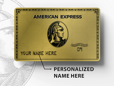 Custom American Express Credit Card with Personalized Name american card american express credit card custom name express card personalized usa
