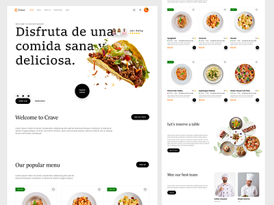 Crave 3d branding graphic design ui