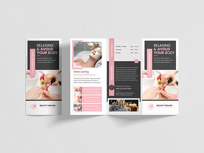 Spa Trifold Brochure chic design