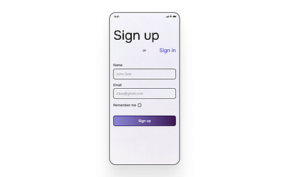 Daily UI 088 - Sign Up Form app branding dailyui design figma forgot password form graphic design icon illustration logo purple sign in sign up form ui ux