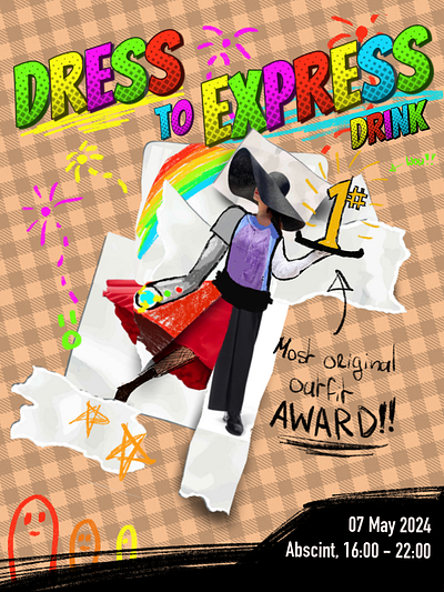 Dress to Express Drink poster