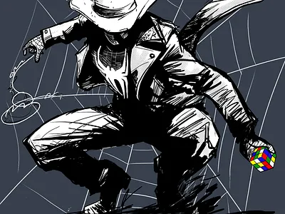 Spider-Man NOIR illustration