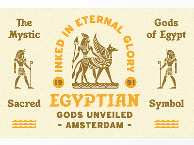 Egyptian Badge Design mythology