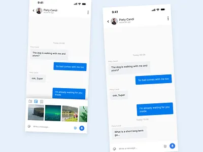 Direct Messaging app 100daysofui app design chat ui dailyui design direct message figma message message ui ui