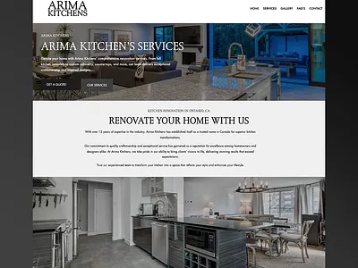 Arima Kitchen branding design graphic design illustratio illustration logo ui web design webdesign website design wordpress wordpress design wordpress website