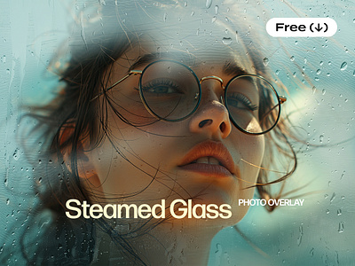 Steamed Glass Overlay Photo Effect download drops effect free freebie glass mist misted overlay photo photoshop pixelbuddha psd rain steam steamed template water