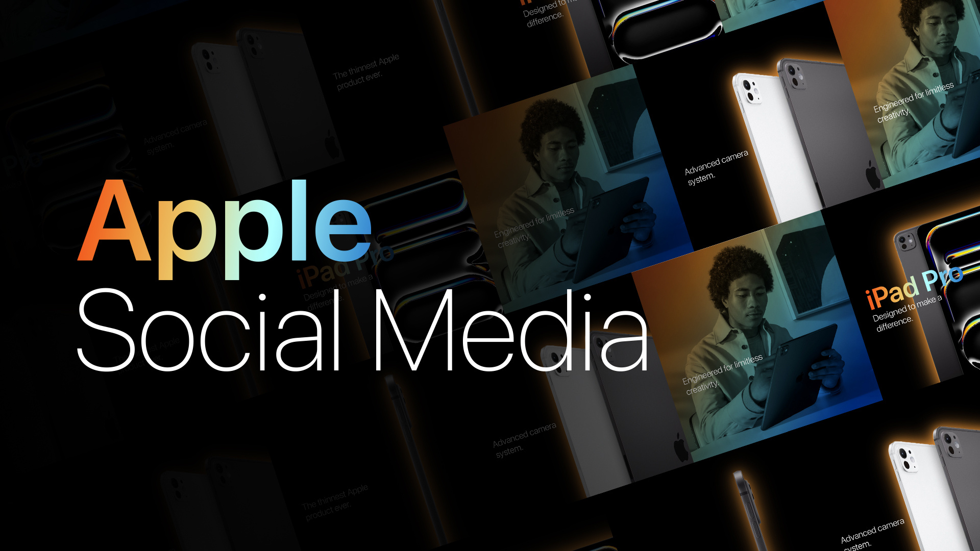 Apple Social Media (Concept Project) apple social media graphic design instagram marketing instagram post instagram posts instagram stories marketing design marketing posts social media social media design social media marketing social media post socialmedia