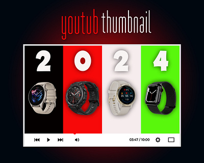 Smart Watch Thumbnils Design welcome to my portfolio