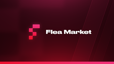 Banner - Flea Market branding graphic design logo