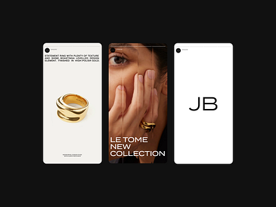 JB (online store redesign) branding ui