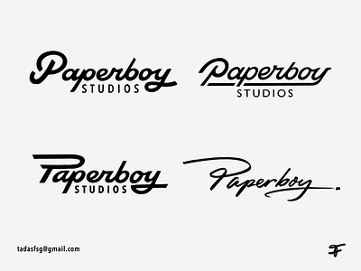 Paperboy studios authentic branding calligraphy clothing custom design exploration flow handtype handwritten identity lettering logo logotype modern process script type unique wordmark