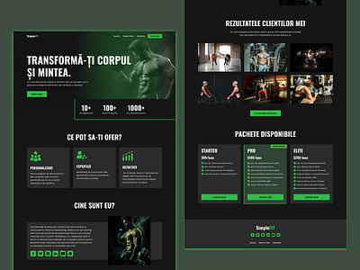 Transform Your Body and Mind: Modern Fitness Website Design branding figma design fitness fitnesswebsite ui ux web design